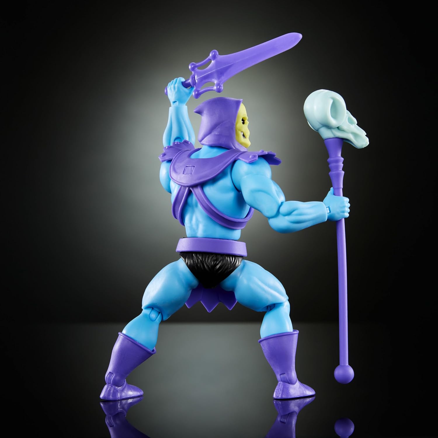 Masters of the Universe Origins Toy – Figura de acción de esqueleto de la colección de dibujos animados, villano a escala de 5.5 pulgadas con