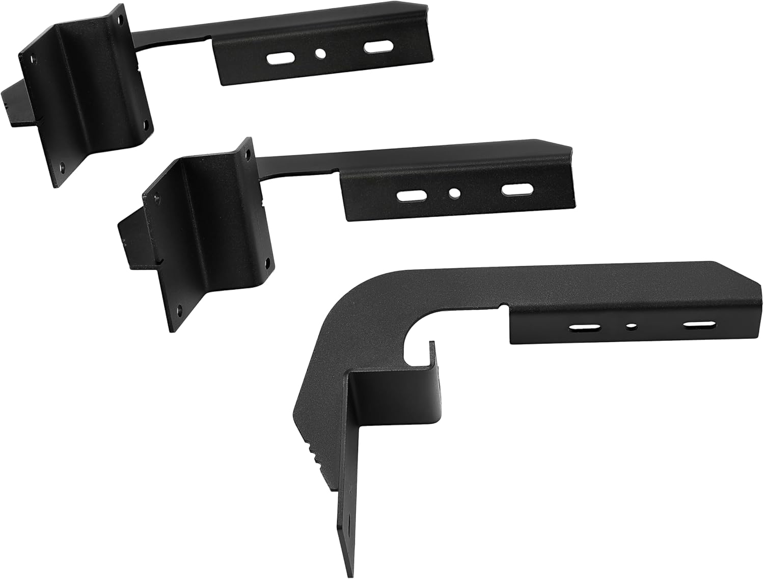 KUAFU Soporte para estribo compatible con Ford Transit 150 250 350 2015-2023 Soportes de montaje de paso lateral del pasajero