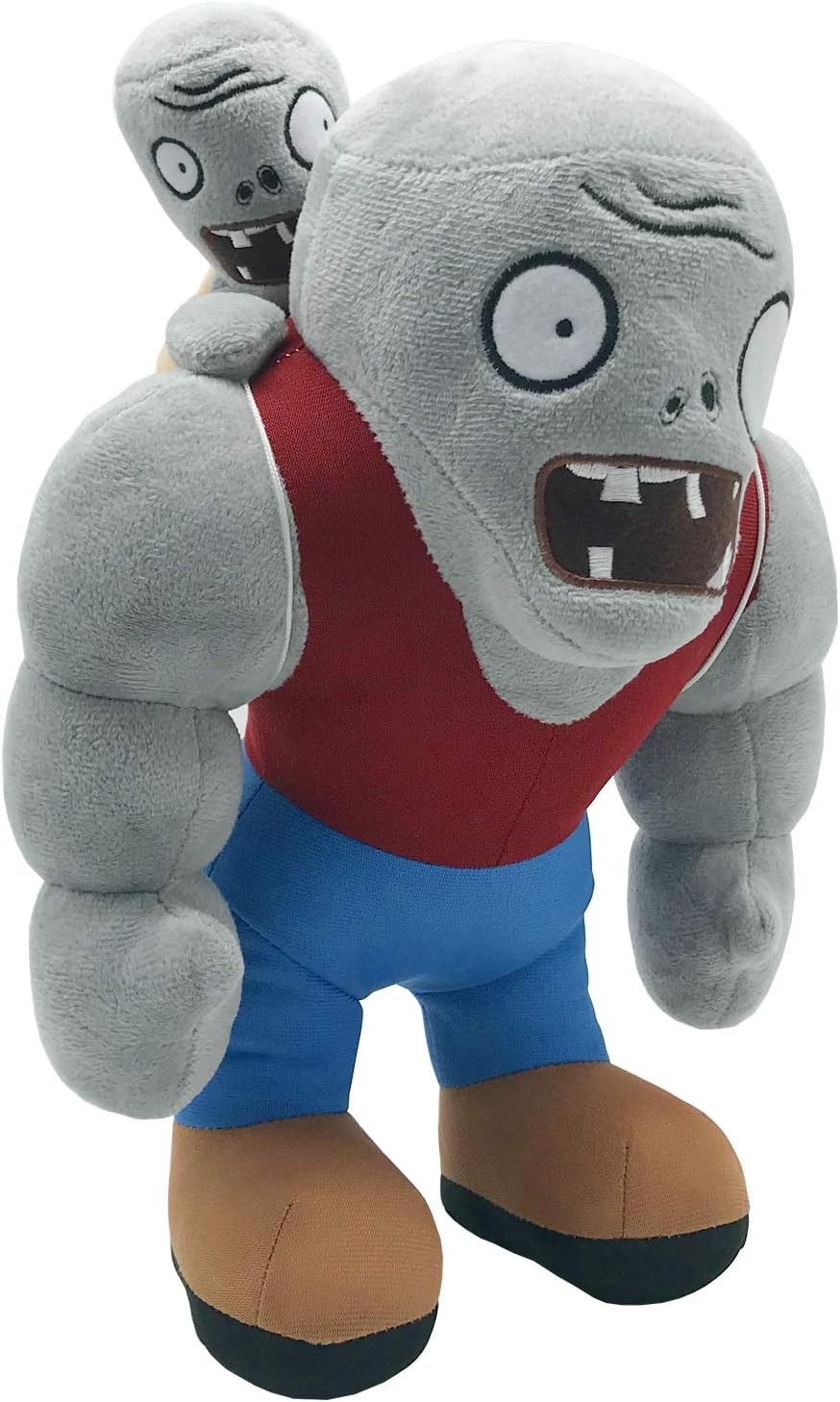 Plants V.S. Zombies Gargantuar Zombies – Muñeco de peluche de zombies musculares de 12 pulgadas para niño y niña, regalo de cumpleaños de Navidad o