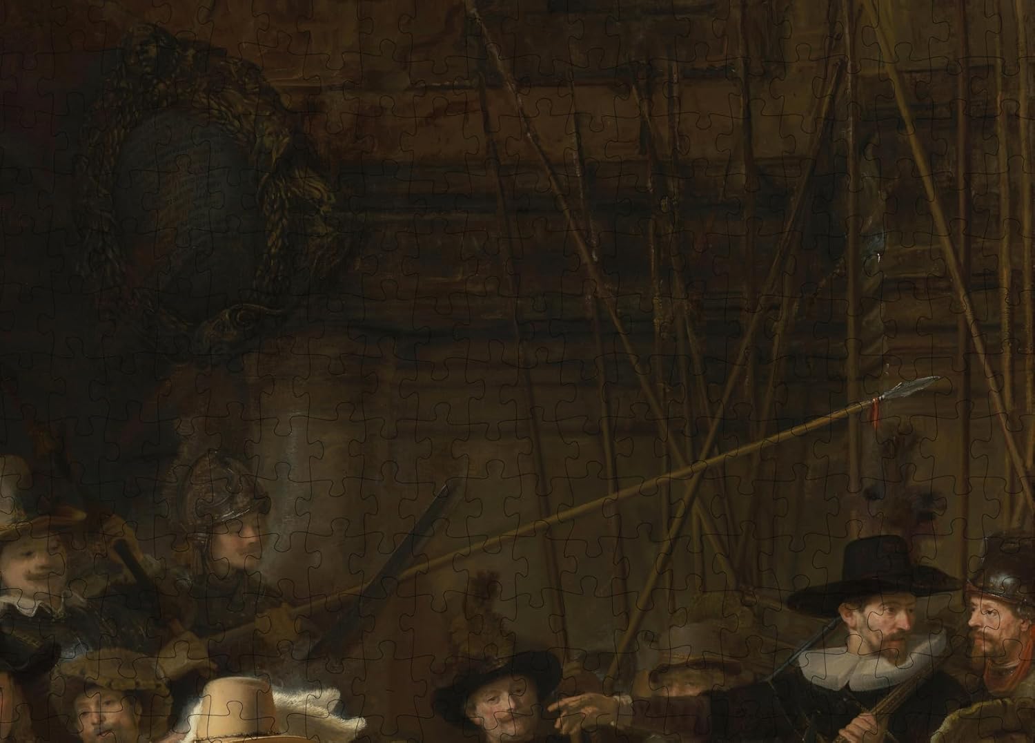 Rompecabezas para adultos de 1000 piezas  La vigilancia nocturna  Rembrandt Van Rijn
