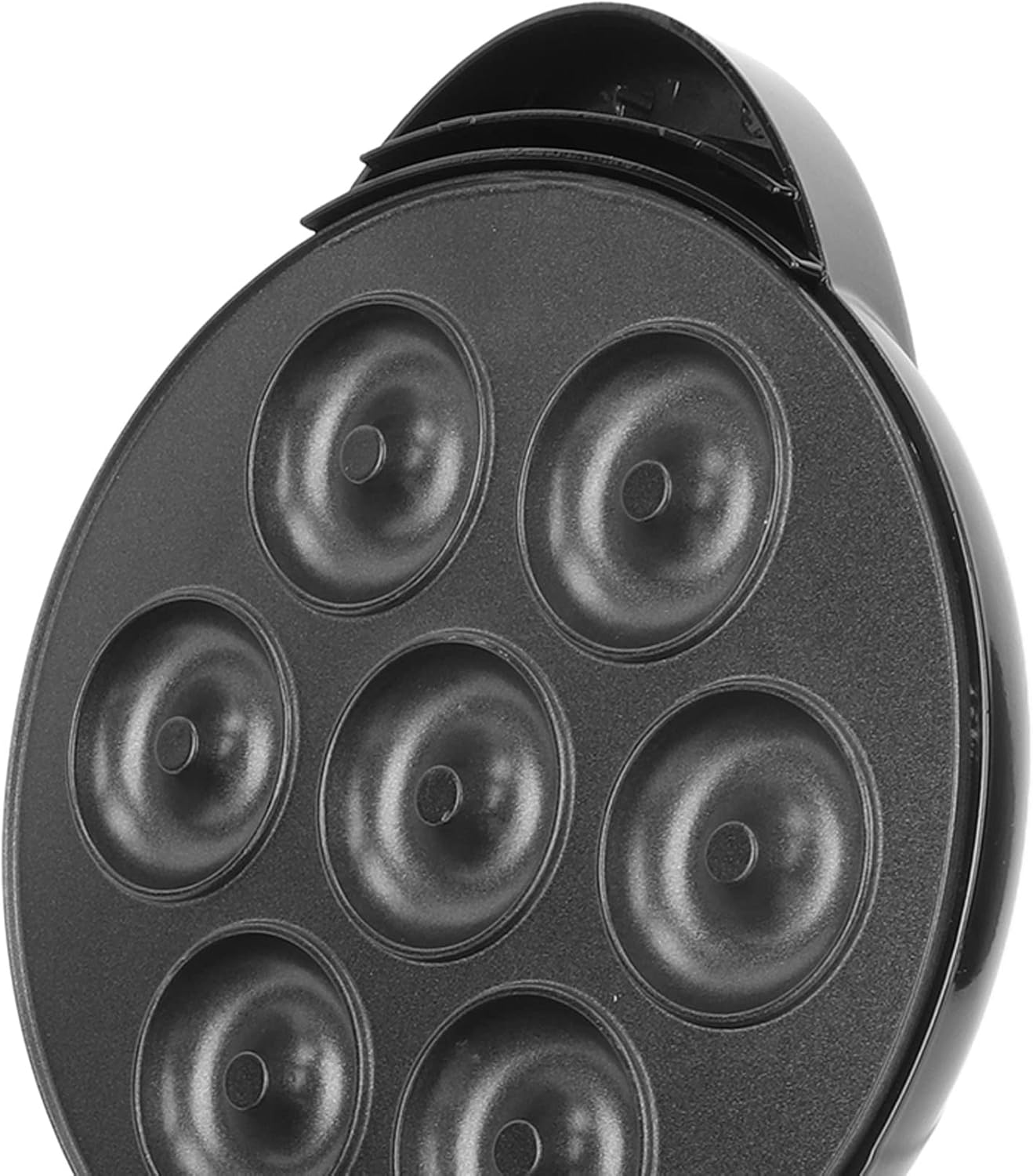 Máquina para hacer donas, mini máquina de donas de 1000 W de doble cara con superficie antiadherente para desayunos, aperitivos, postres y más, hace