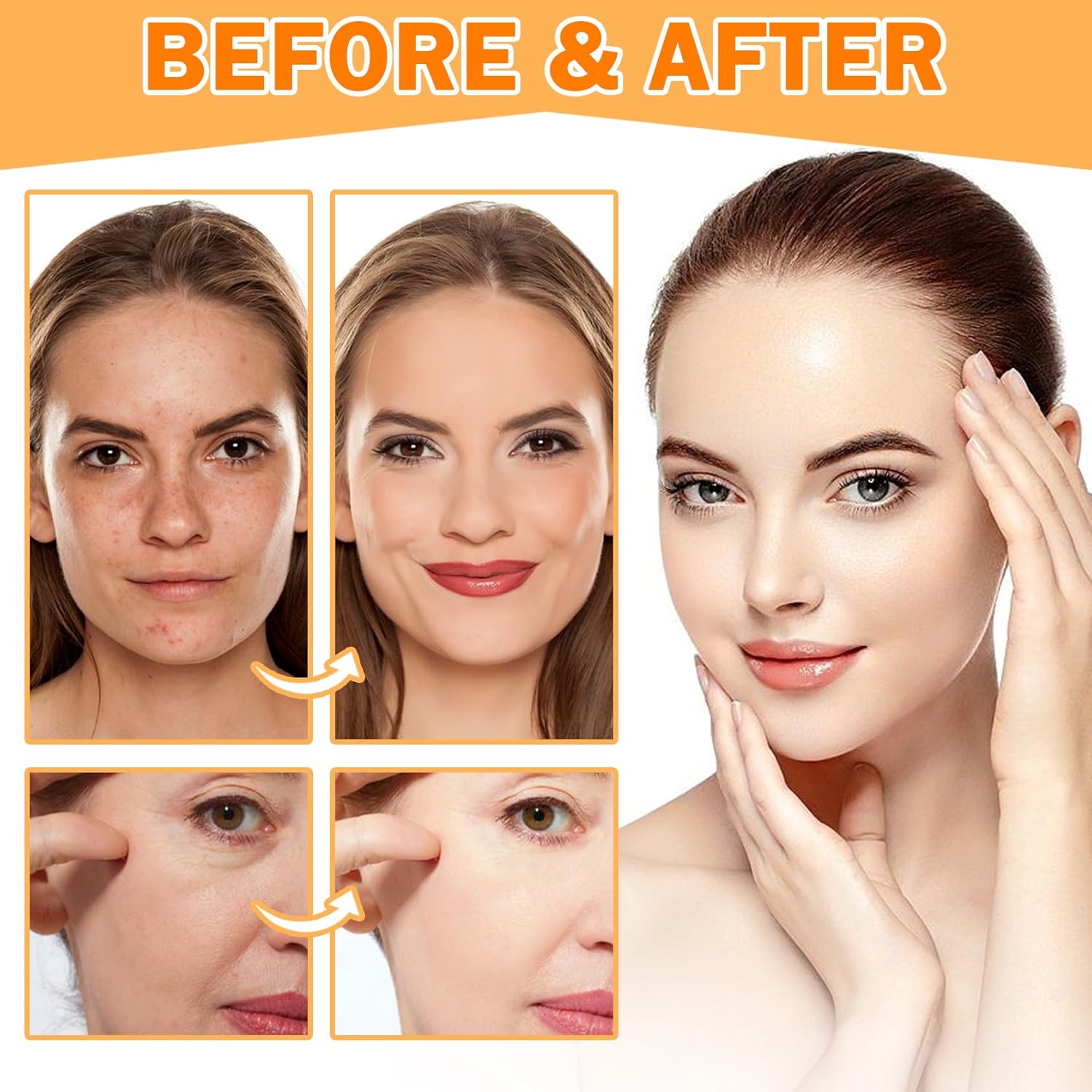 Solución de rejuvenecimiento tonificante de ácido glicólico de 3.4 fl oz, exfoliación facial de poros de ácido glicólico al 7 %, rejuvenece tu piel,