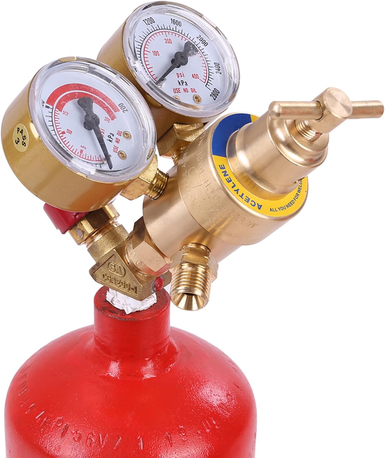Kit de antorcha de acetileno Oxy, kit profesional de antorcha de acetileno con tanques de oxígeno y acetileno, kit de antorcha de corte portátil,