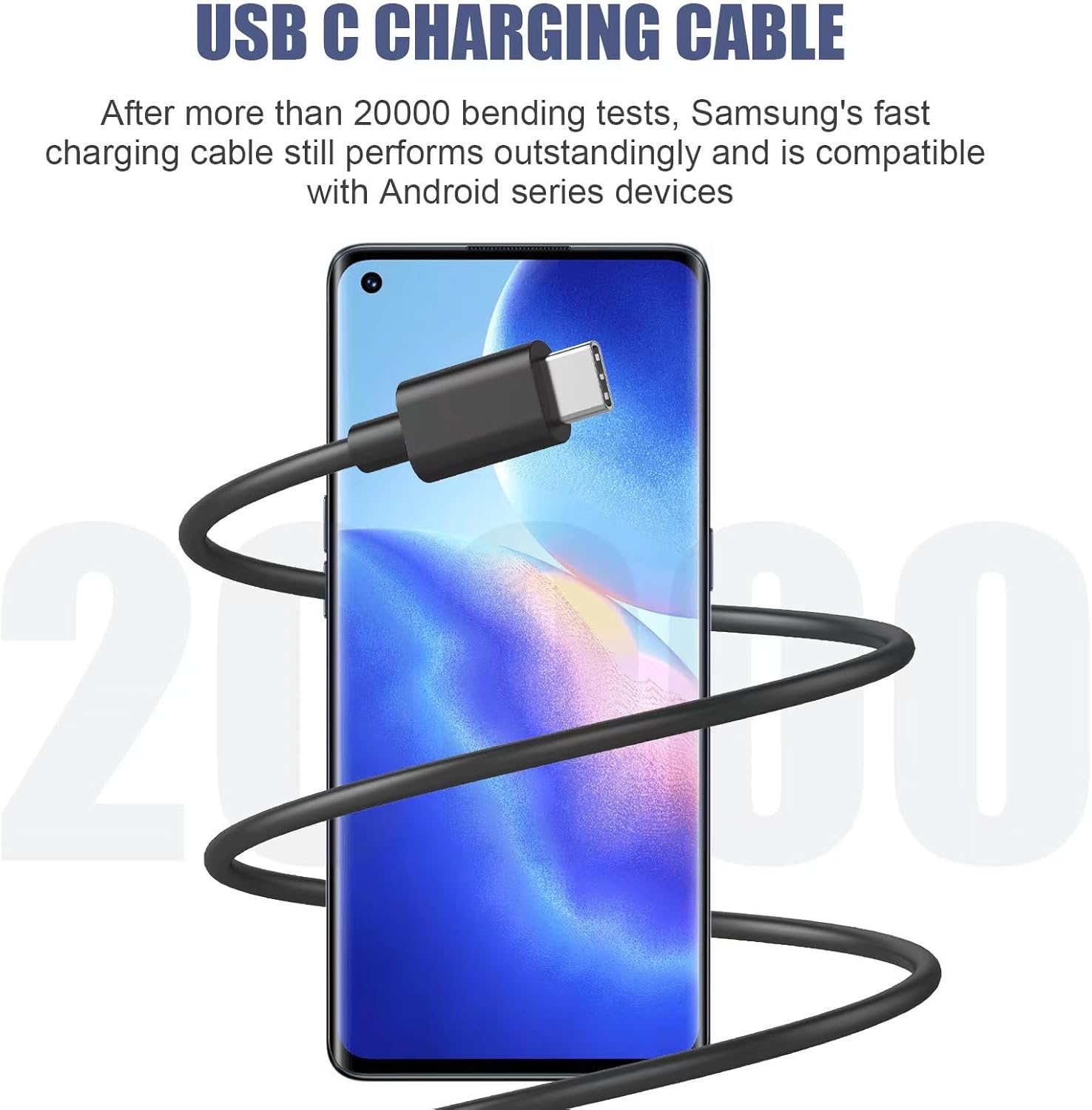 Cargador de reloj Galaxy (dividido) C cable de carga rápida, cargador súper rápido de 25 W compatible con Galaxy Watch 66 Classic5 Pro544 Classic y