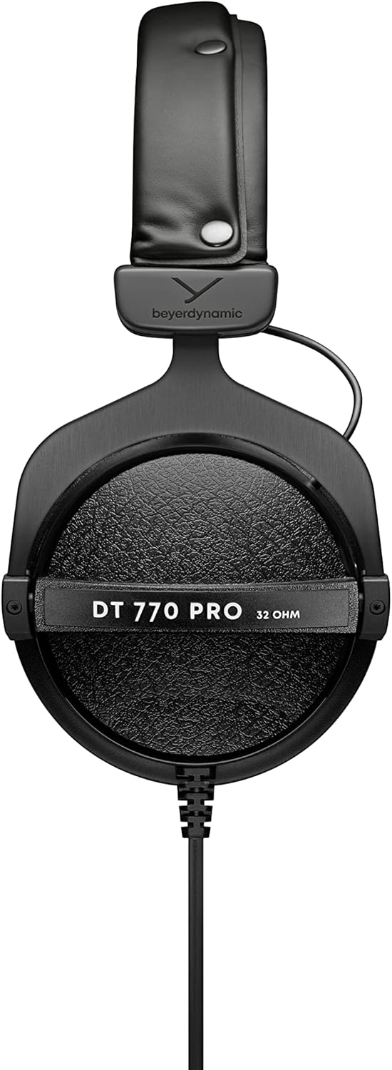 DT-770-PRO-32 cerrado dinámico para aplicaciones de control y monitoreo de auricular Beyerdynamic, 32Ohmios, Negro - Imagen 3