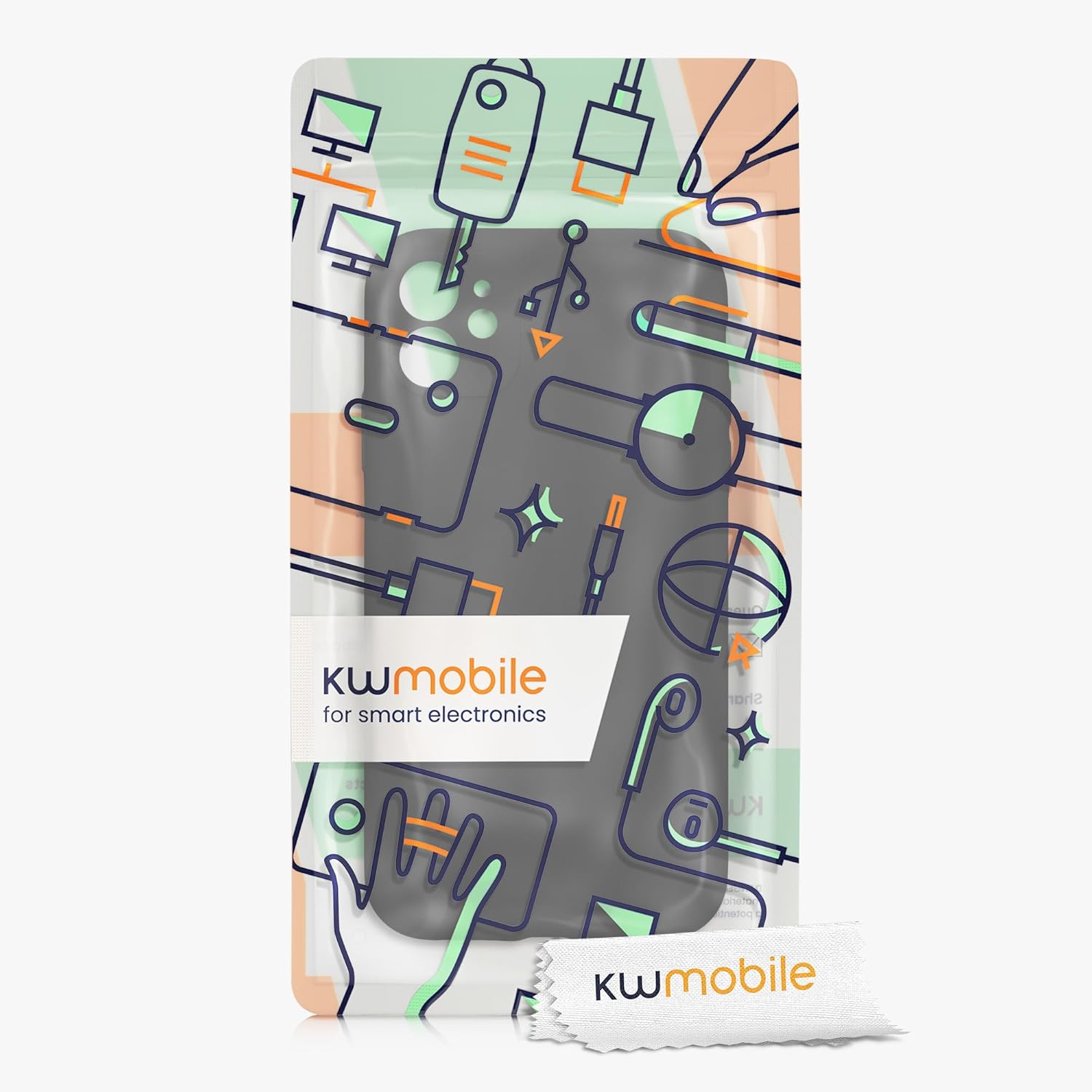 kwmobile Funda compatible con Apple iPhone 11 – Funda delgada de silicona TPU – Acabado suave al tacto – Negro