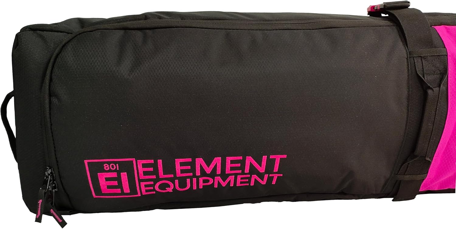 Element Equipment Bolsa de esquí acolchada con ruedas Ultimate Double – Bolsa de viaje de doble rodillo de alta calidad