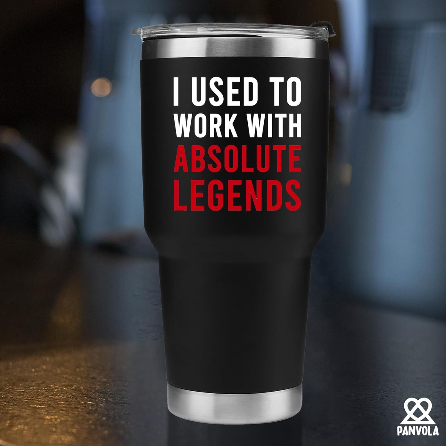 Panvola Vaso aislado al vacío “I Used To Work With Absolute Legend”, regalo de despedida para compañeros de trabajo, regalos de jubilación,