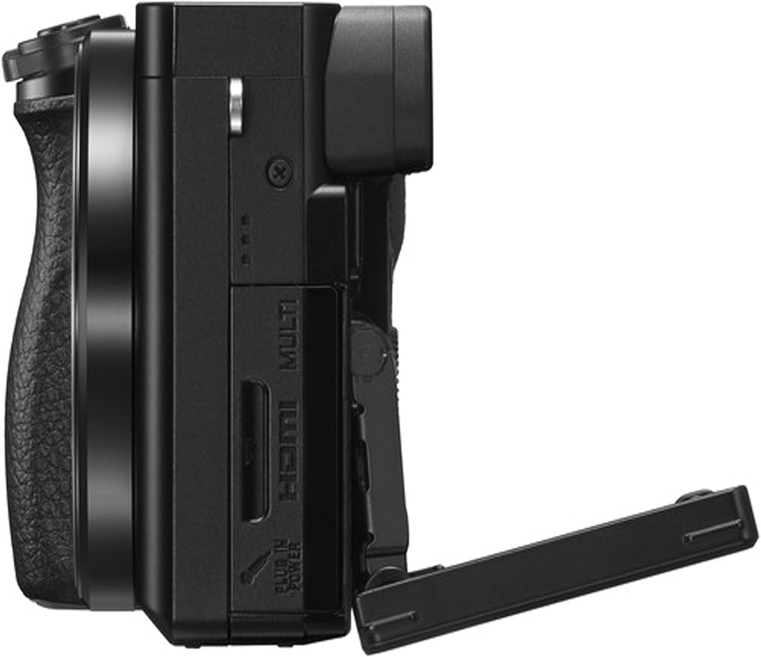 Sony Cámara sin espejo a6100 con lente de 0.630-1.969 in, memoria de velocidad extrema de 128 GB, lente gran angular .43 y 2X, funda, trípode,