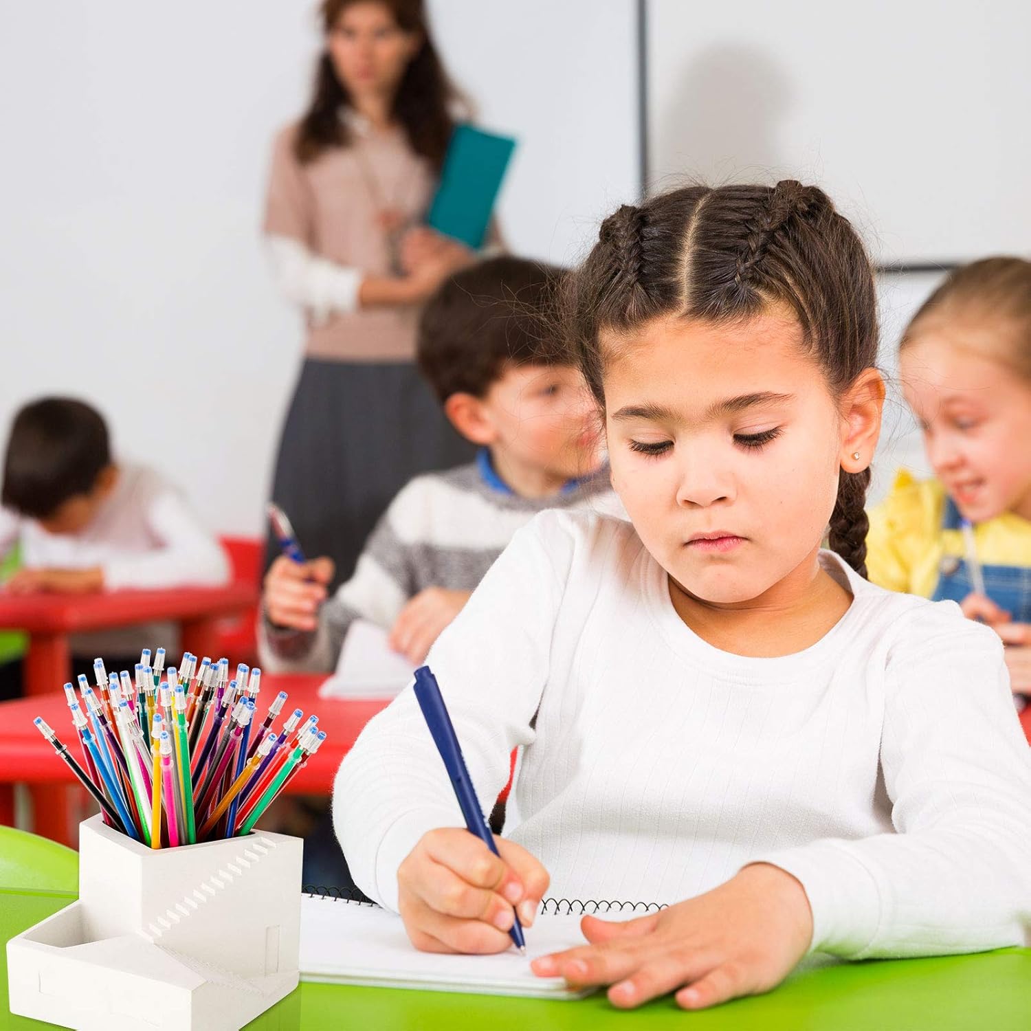 Zonon 200 recambios de bolígrafo de tinta de gel para niños y adultos, libros de colorear, dibujar, garabatear, manualidades, diario, álbumes de