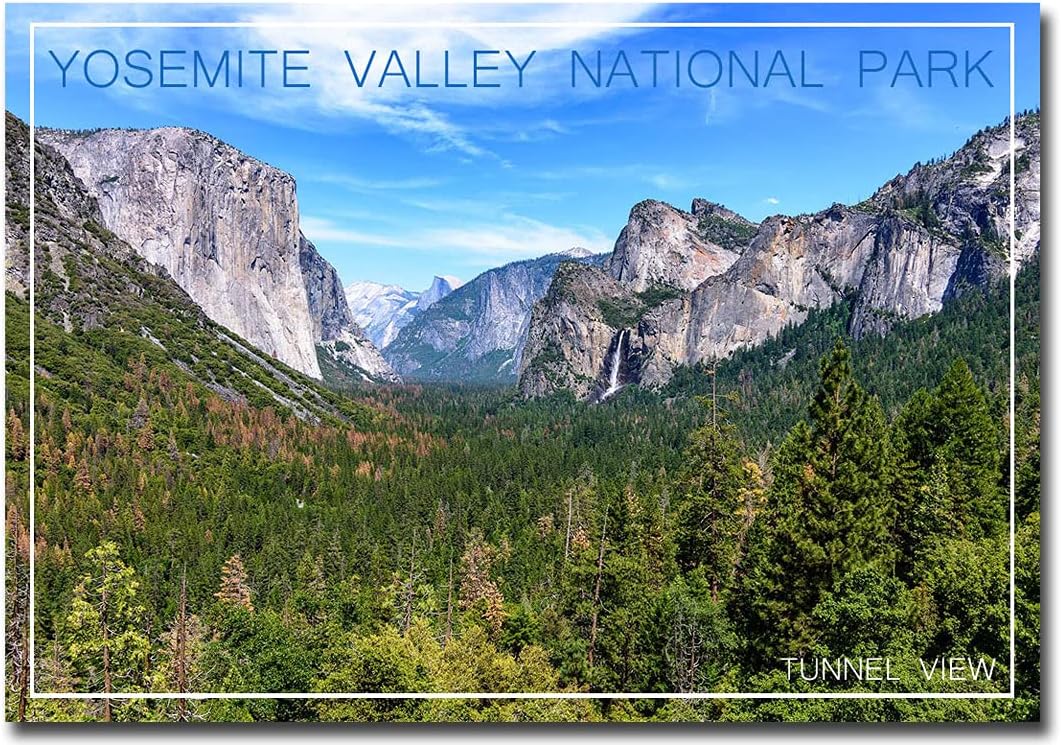 Túnel View Yosemite Valley National Park Travel Refrigerator Magnet Tamaño 2.5″ x 3.5″