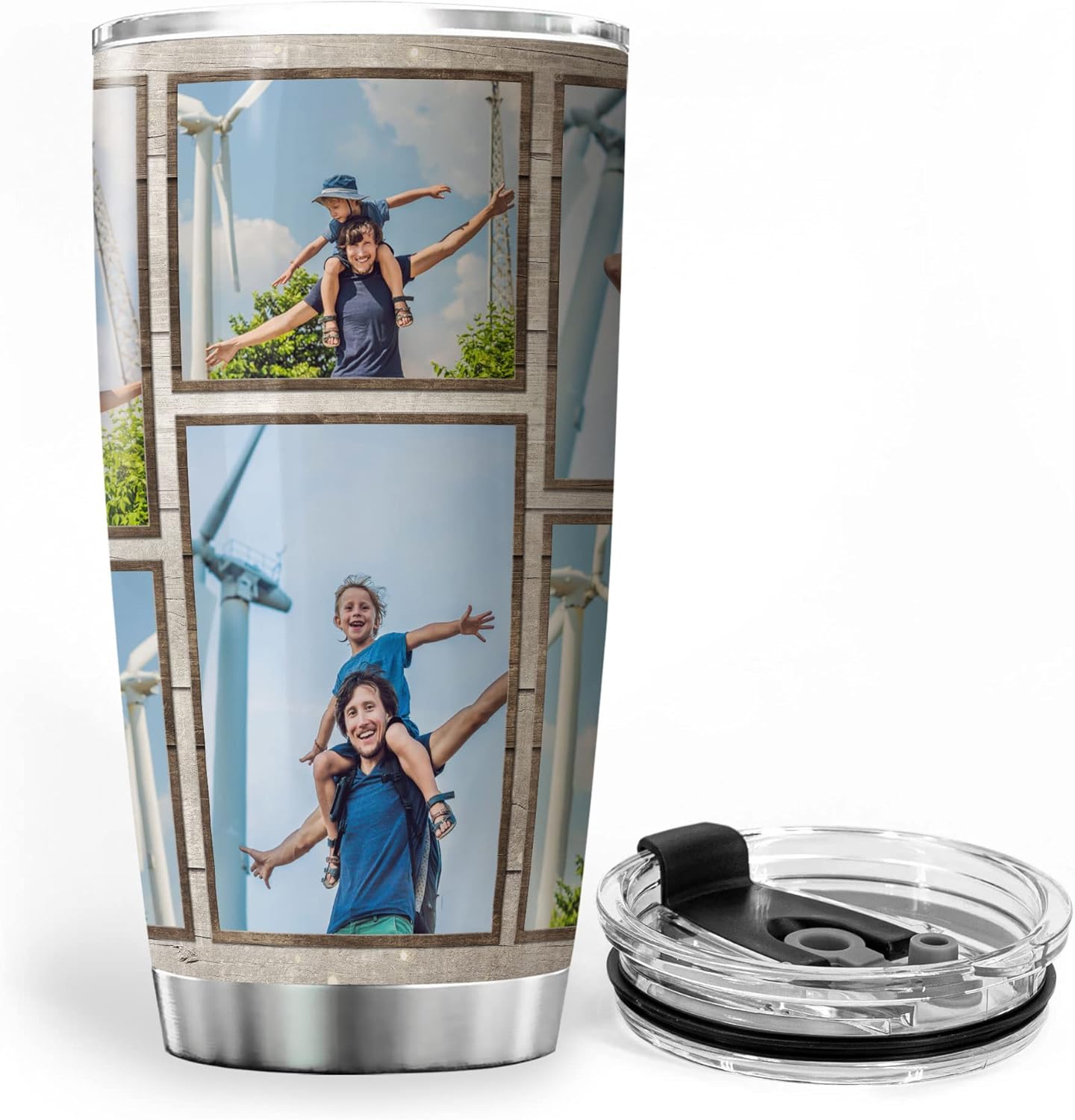 ZOXIX Vaso de café con texto en inglés Some People Call Me A Lineman para papá, taza personalizada con imagen y línea de texto, regalo para el