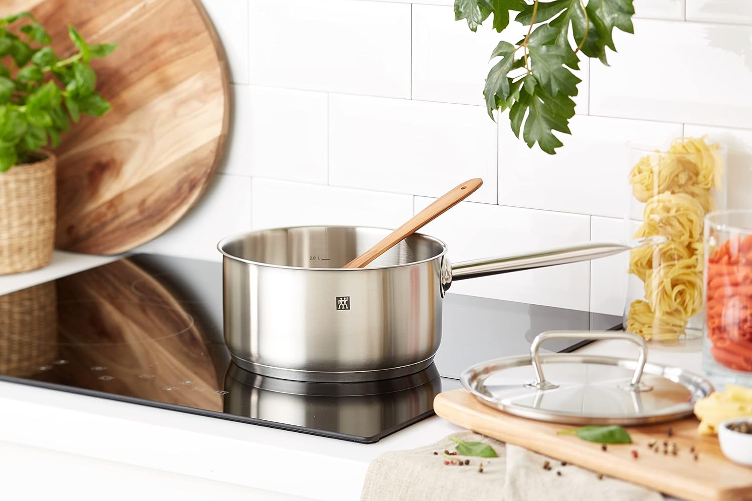 Zwilling Olla de cocina, 7.9 in, plata