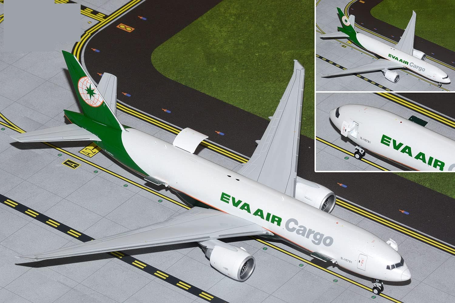 Gemini200 EVA Air Cargo 777-200LRF 1200 REG#B-16781 Interactivo G2EVA950