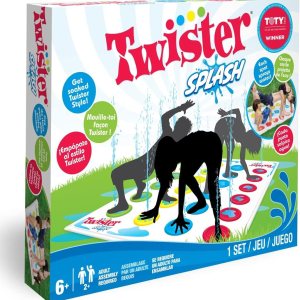 Hasbro Twister Splash juego acuático para niños aspersor para el patio juego para exteriores para divertirse en verano Hasbro Twister Splash juego acuático para niños aspersor para el patio juego para exteriores para divertirse en verano