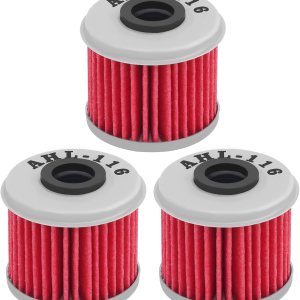 AHL 116 Filtro de aceite para Honda CRF250R CRF250 R 2004-2019 (paquete de 3) AHL 116 Filtro de aceite para Honda CRF250R CRF250 R 2004-2019 (paquete de 3)