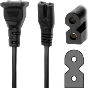 Nuevo cable de alimentación de CA para Sony portátil CFM-155 CFM165TW CFS-200 CFS-208 CFS-209 CFS-219 CFS-W308 reproductor de CDMP3 AMFM casete Nuevo cable de alimentación de CA para Sony portátil CFM-155 CFM165TW CFS-200 CFS-208 CFS-209 CFS-219 CFS-W308 reproductor de CDMP3 AMFM casete