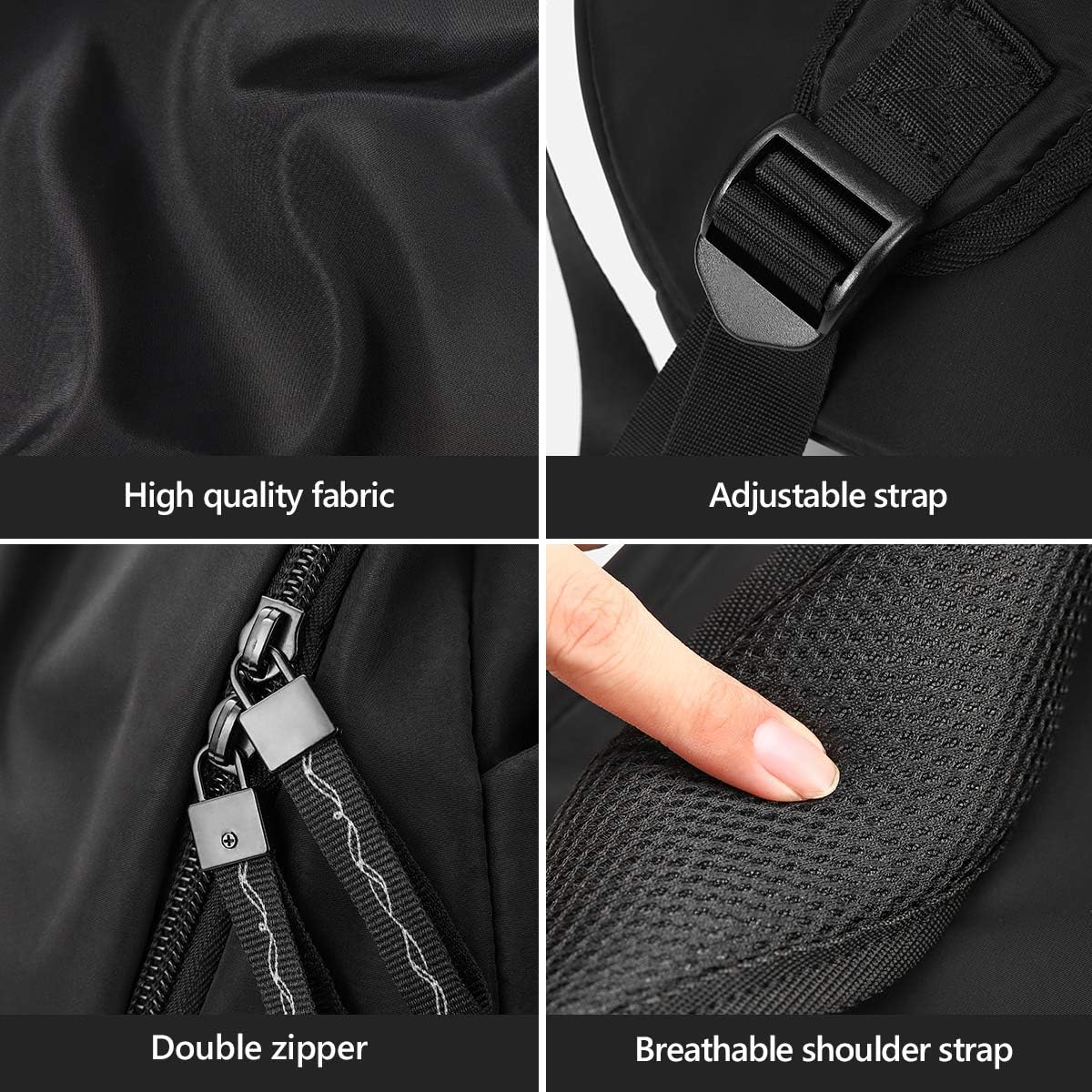 LAORENTOU Mochila de cuero para hombre, mochilas para laptop, mochila de negocios para hombre, 15 ” a 17 ” bolsas de viaje para hombres, Negro 1,