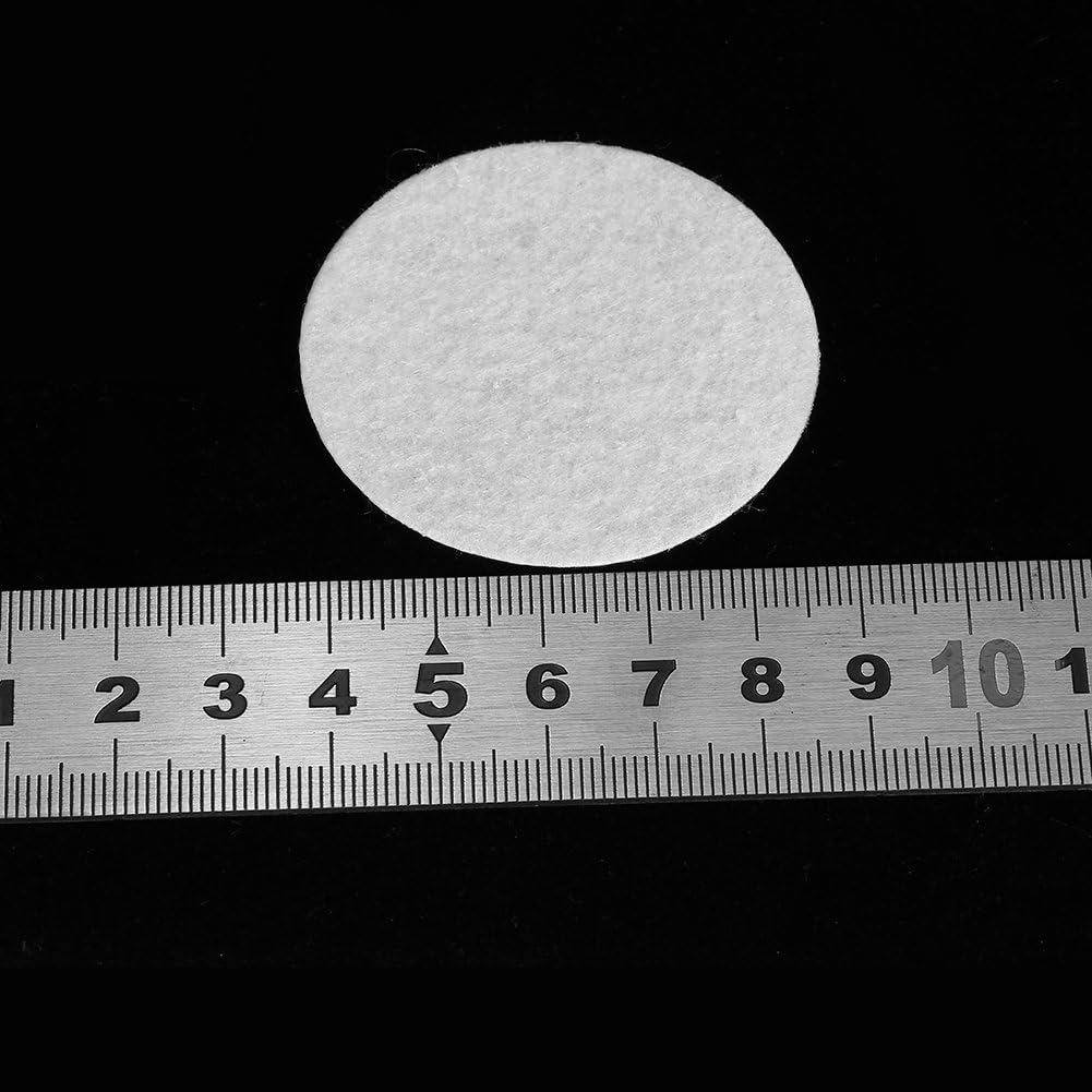 100 filtros de algodón, filtros de algodón opcionales de 7 diámetros diferentes, filtros de repuesto para aspiradora facial, accesorios de esponja