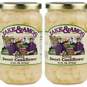 Jake & Amos – Coliflor dulce en escabeche2 tarros de 16 onzas Jake & Amos – Coliflor dulce en escabeche2 tarros de 16 onzas