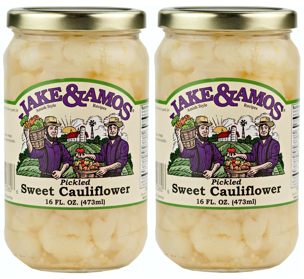 Jake & Amos – Coliflor dulce en escabeche2 tarros de 16 onzas