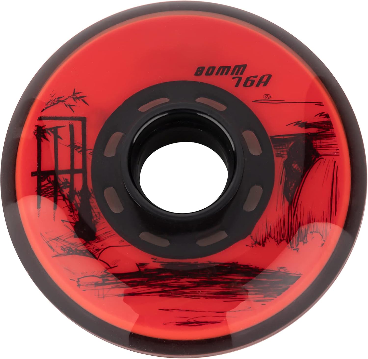 WHEEELCOME – Ruedas de hockey suaves 76A para interiores, ruedas de repuesto para patines de hockey en línea, paquete de 4 unidades, elige el color