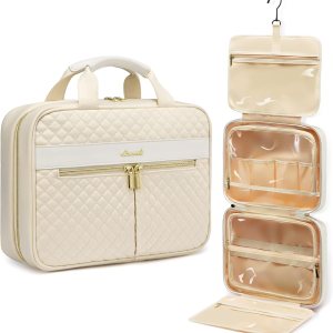 LOVEVOOK Neceser para mujer, Beige, Utilidad LOVEVOOK Neceser para mujer, Beige, Utilidad