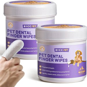 Toallitas de limpieza de dientes para perros y gatos, elimina el mal aliento eliminando la placa y la acumulación de sarro, cepillo de dientes de Toallitas de limpieza de dientes para perros y gatos, elimina el mal aliento eliminando la placa y la acumulación de sarro, cepillo de dientes de