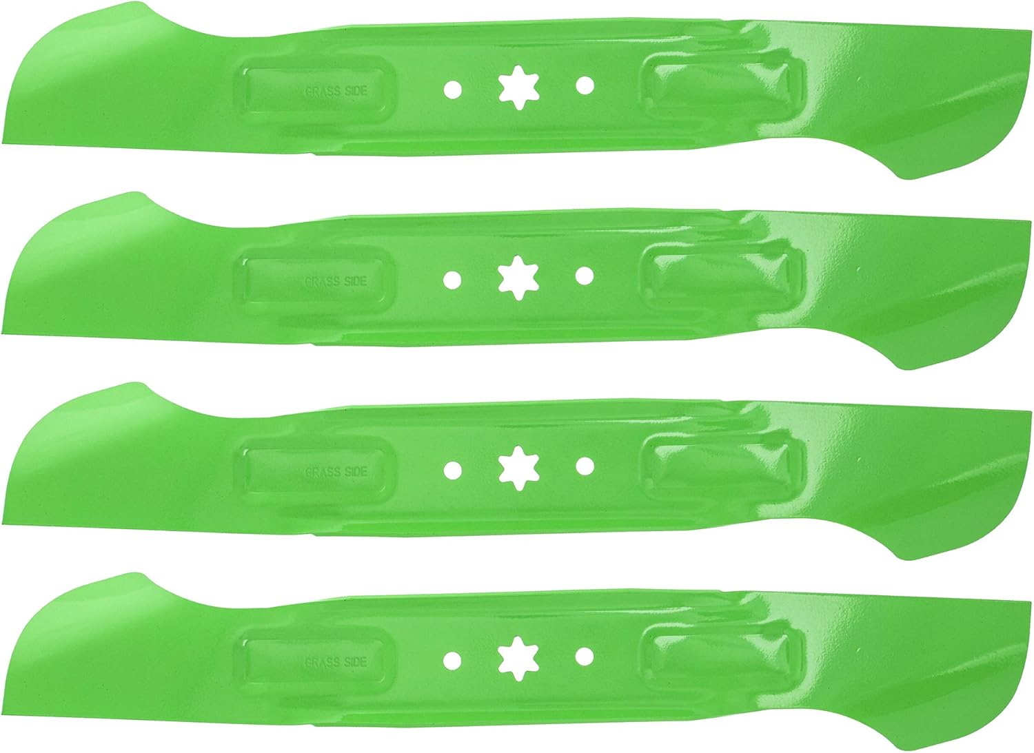 8TEN LawnRAZOR Mower Blade for MTD Cub Cadet RZT L46 46 inch Deck 942-04290 942-04244 742-04244 942-04244A (High-Lift) 4 Pack