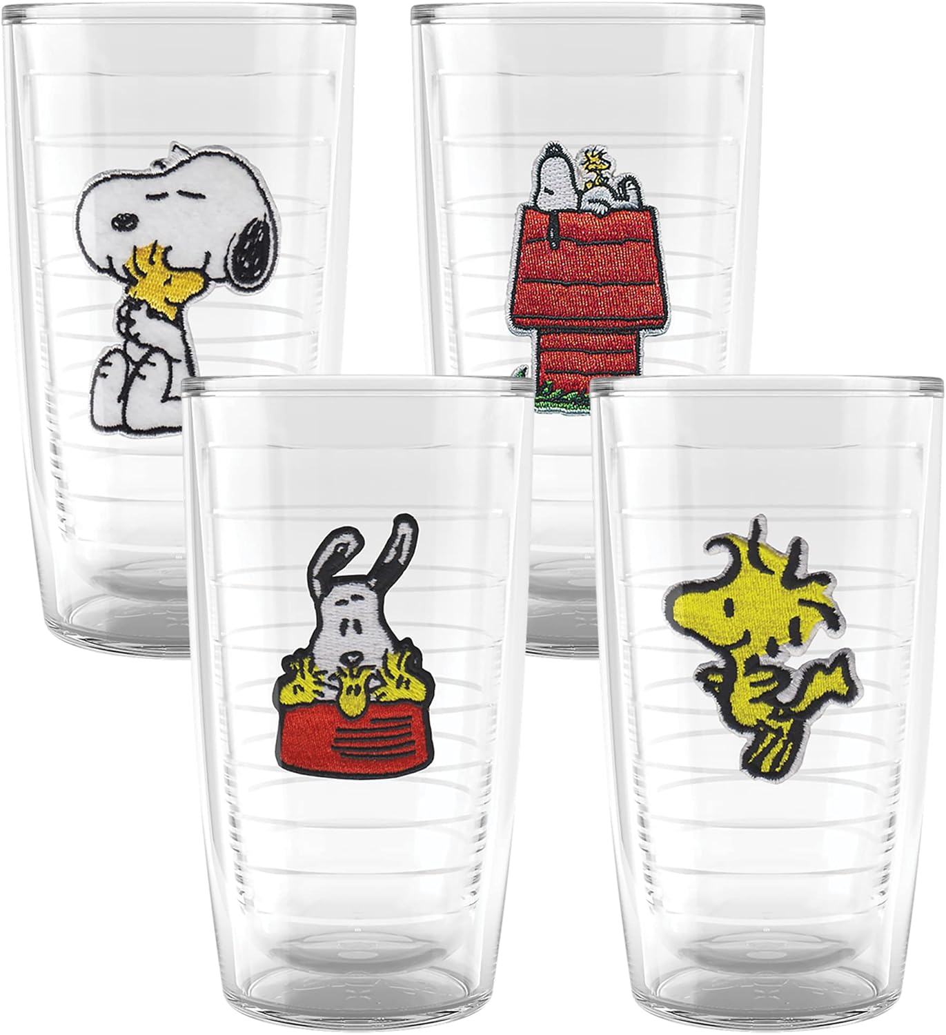 Tervis Peanuts Best Buddies Collection Snoopy Woodstock House – Vaso aislado de doble pared fabricado en Estados Unidos, vaso de viaje mantiene las
