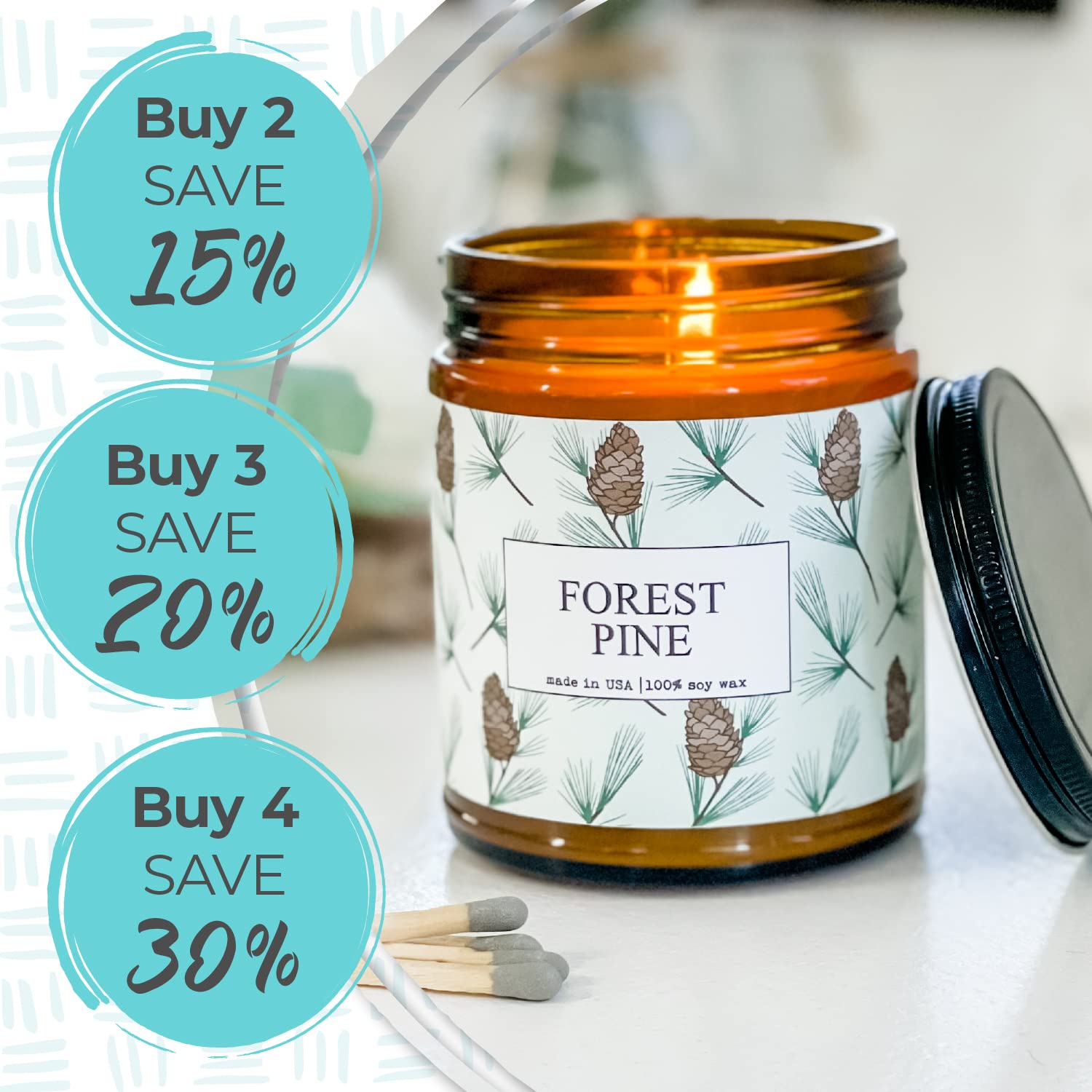 Moonlight Makers Hey There Pumpkin Pumpkin Spice Candle, Fall Candle with Essential Oils, Autumn Soy Candle for Home, Long Lasting 40+ Hour Burn