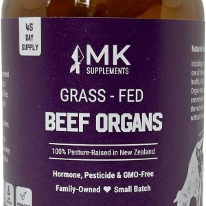 MK Supplements Órganos de carne alimentados con pasto 3000 mg, 180 cápsulas de órganos de carne, multivitamínico, 100% criado en pasto en Nueva MK Supplements Órganos de carne alimentados con pasto 3000 mg, 180 cápsulas de órganos de carne, multivitamínico, 100% criado en pasto en Nueva