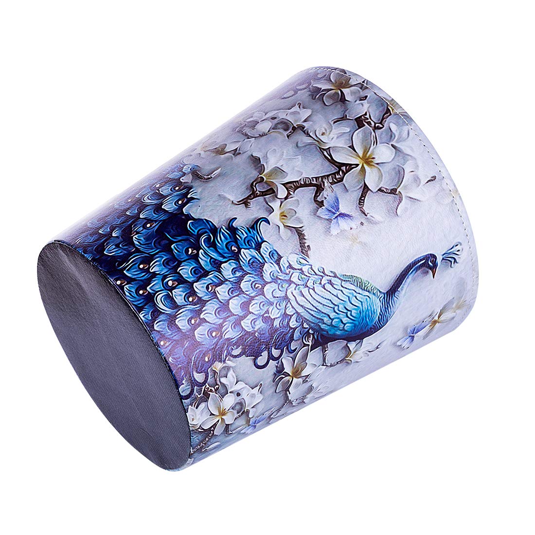 Cubo de basura de piel sintética de 10 litros2.64 galones, decorativo, impermeable, papelera, papelera, para el hogar, oficina, baño