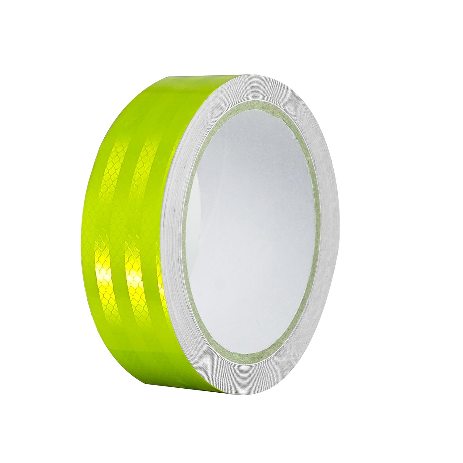 Cinta reflectante de 2 pulgadas x 30 pies para exteriores, impermeable, DOT-C2, resistente a la decoloración, amarillo fluorescente, cinta