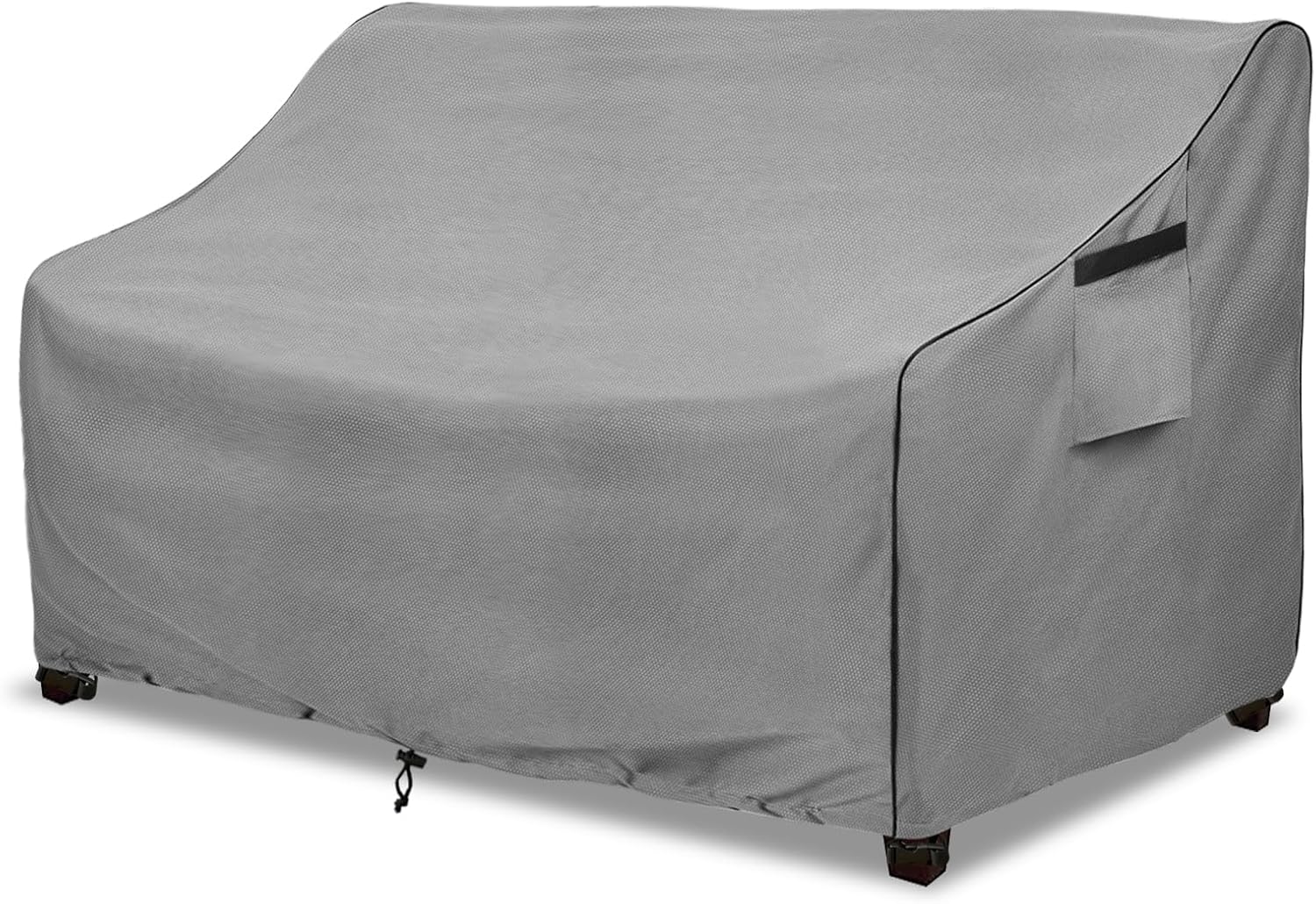 Okcool Funda resistente para sofá de patio, 100% impermeable, de 2 plazas, para exteriores de hasta 58 pulgadas de ancho x 32.5 pulgadas de