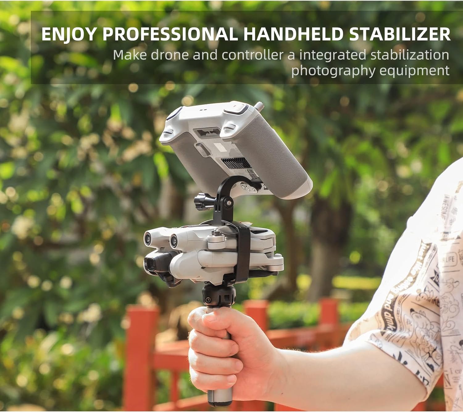 BTG Estabilizador de mano titular de mano para DJI Mini 3 Pro DJI RC Control remoto Accesorios de mano