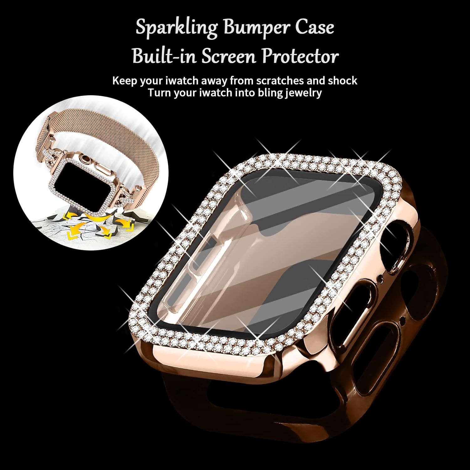 JOYOZY Correa magnética compatible con Apple Watch Band de 1.496 pulgadas, 1.575 pulgadas, 1.614 pulgadas, 1.654 pulgadas, 1.732 pulgadas, correa