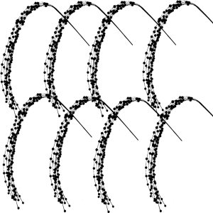 Decoración de bayas artificiales de Navidad, 8 piezas de ramitas de bayas rizadas con purpurina, decoración de árbol de Navidad de 30 pulgadas Decoración de bayas artificiales de Navidad, 8 piezas de ramitas de bayas rizadas con purpurina, decoración de árbol de Navidad de 30 pulgadas