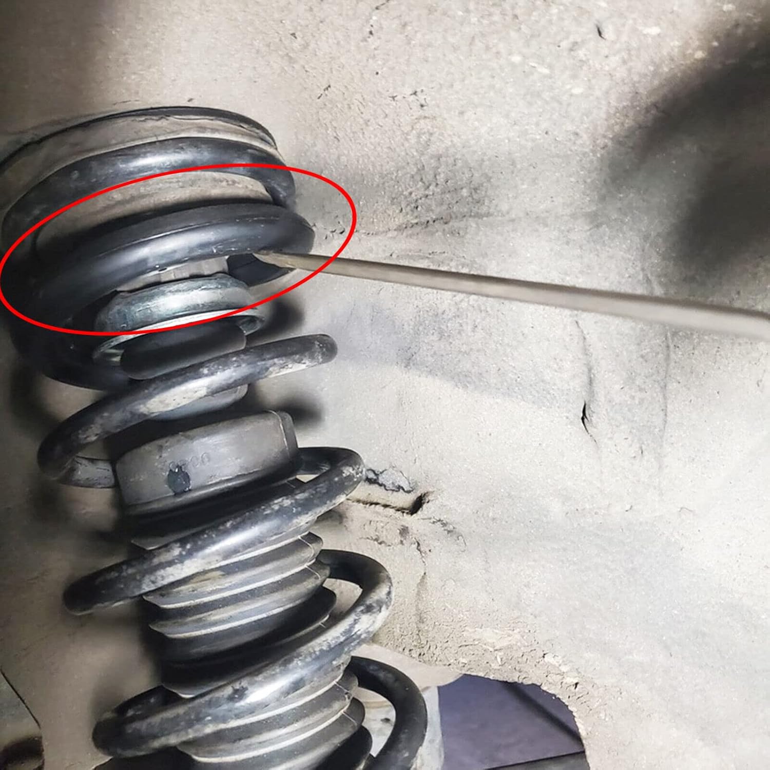 Silenciador universal de muelle helicoidal, funda de goma, suspensión delantera trasera, inferior, reductor de ruido, protector para automóvil, SUV,