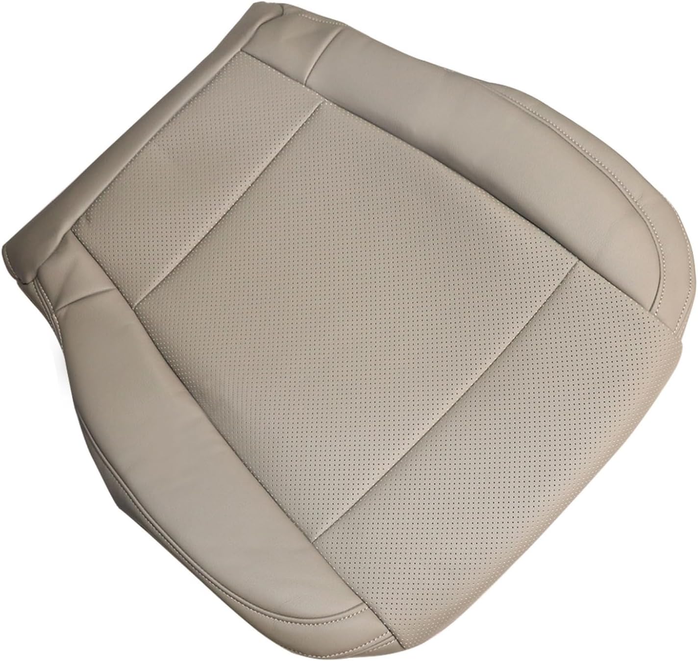 NLQR Cubierta del asiento delantero del conductor inferior de cuero de repuesto para Ford F150 Lariat 2015 2016 2017