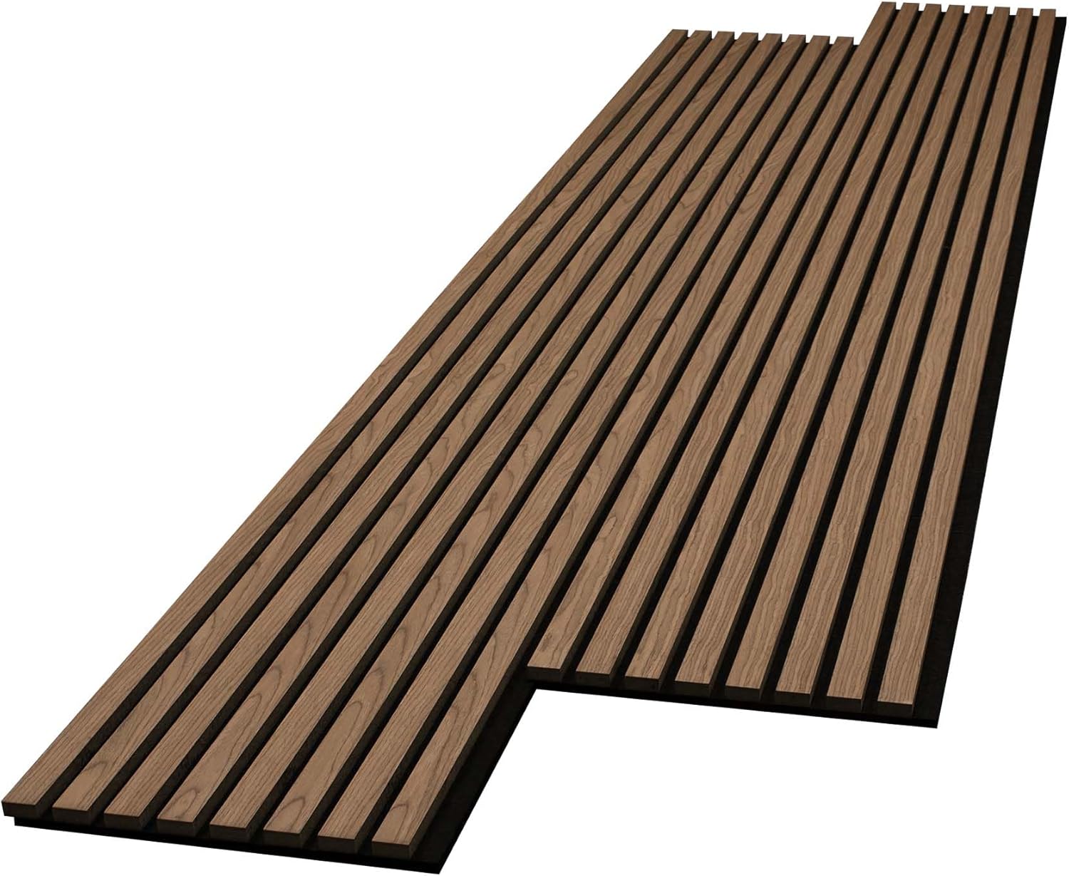 American Pro Decor Panel acústico de 12.5 pulgadas de ancho x 94.5 pulgadas de largo x 0.82 pulgadas de grosor, longitud completa, paquete de 2,