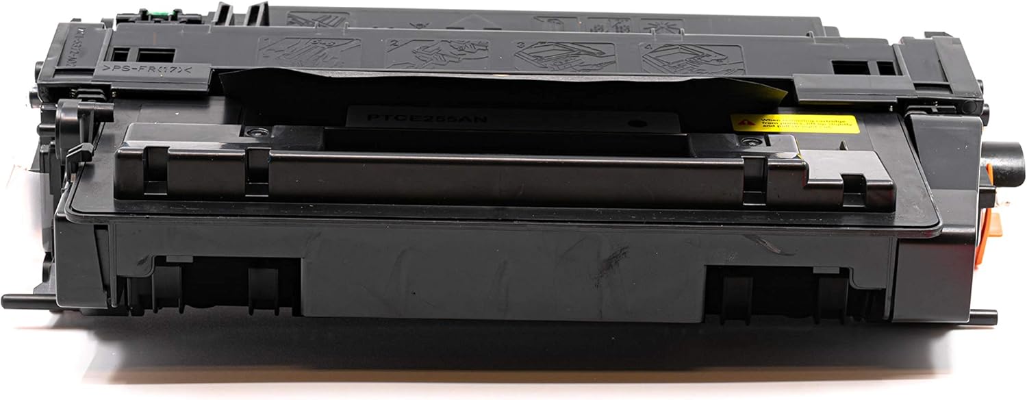Cartucho de tóner compatible con HP CE255A (1 unidad), color negro