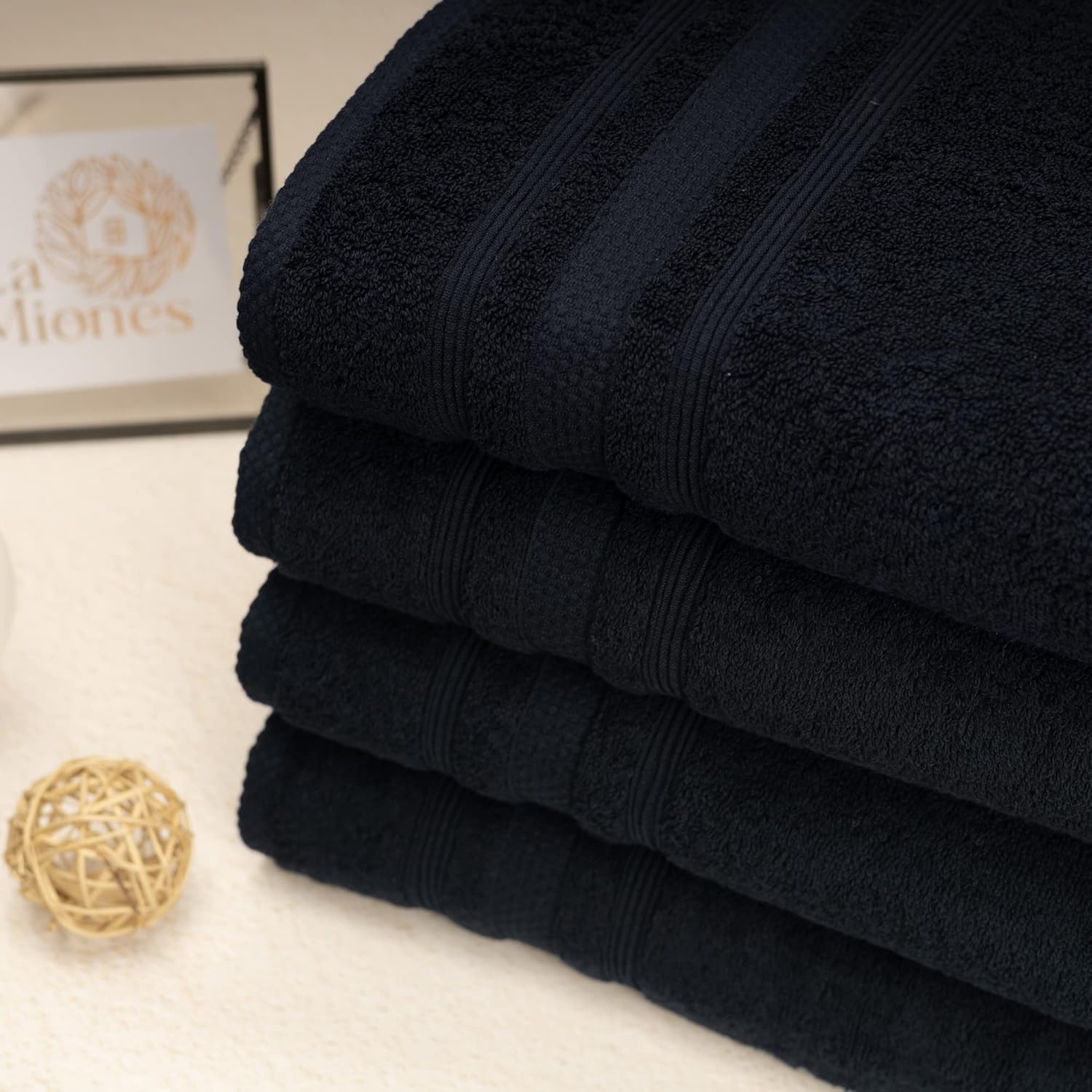 100% algodón turco  Toallas de baño suaves y absorbentes de primera calidad para baños  Toalla de baño de secado rápido calidad de hotel y spa  4