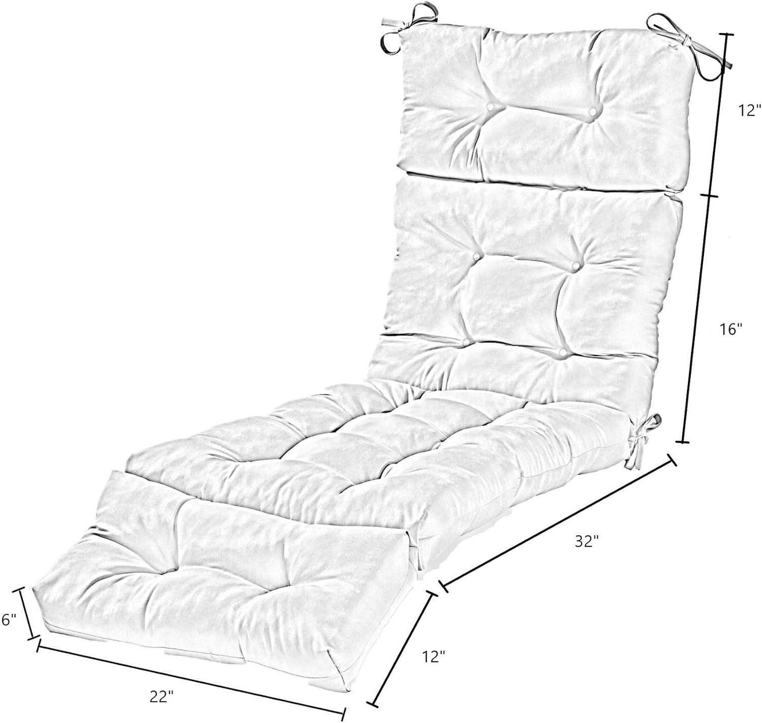 Greendale Home Fashions – Colchoneta para tumbona