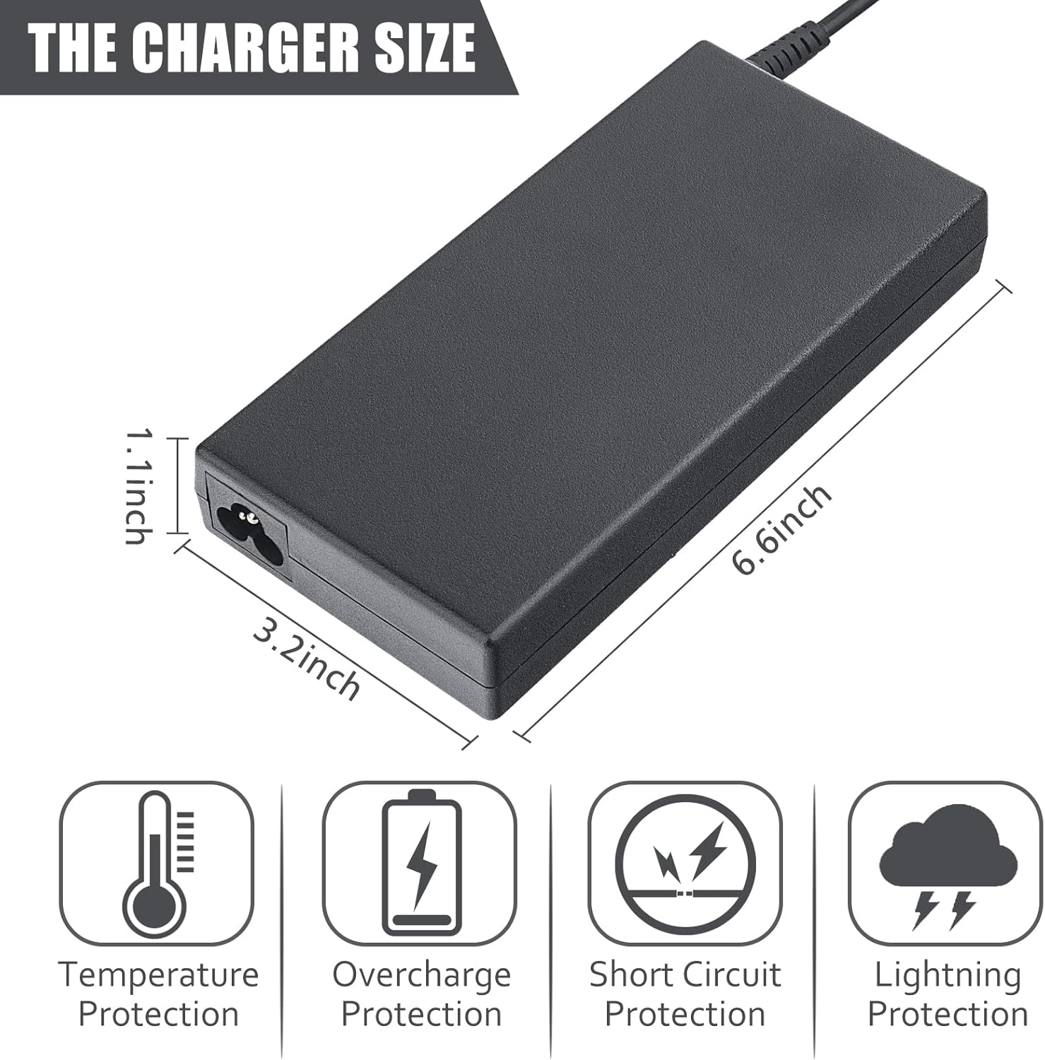 Cargador de portátil de 150 W, 19.5 V, 7.7 A, para HP ZBook 15 G3 G4 G5 15 G6 OMEN 15 17 Gaming Pavilion 17 15 14 ADP-150XB B A150A05AL Adaptador de