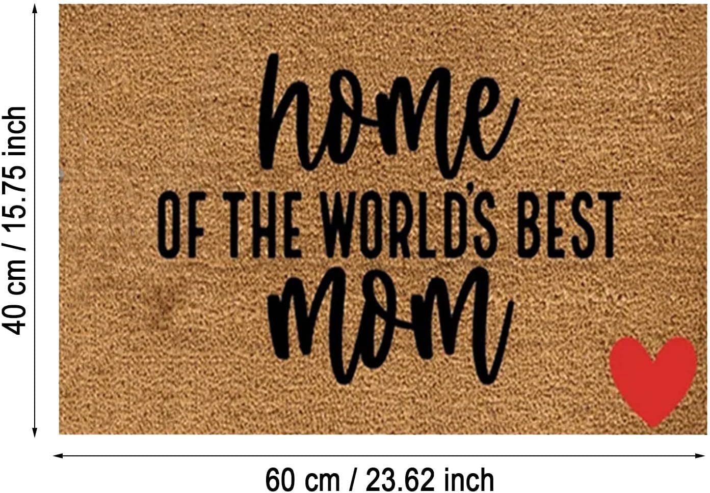 Regalos para mamá, Home is Where Mom is, Felpudo de bienvenida para puerta delantera, tapete de bienvenida para puerta delantera exterior, felpudo