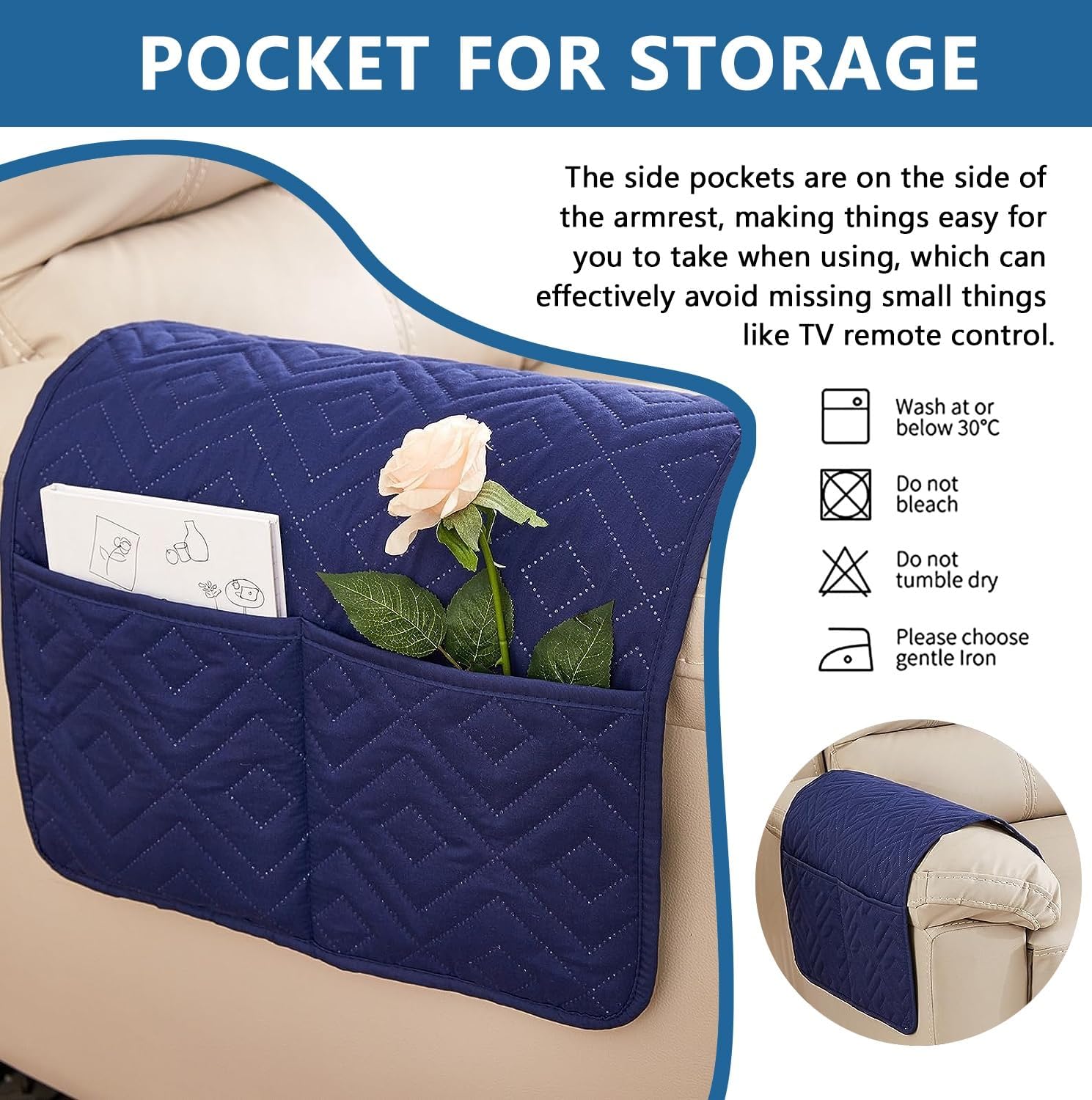 Funda impermeable para sillón con reposabrazos, fundas antideslizantes para sofá y reposacabezas, fundas para respaldo, fundas para sillón,