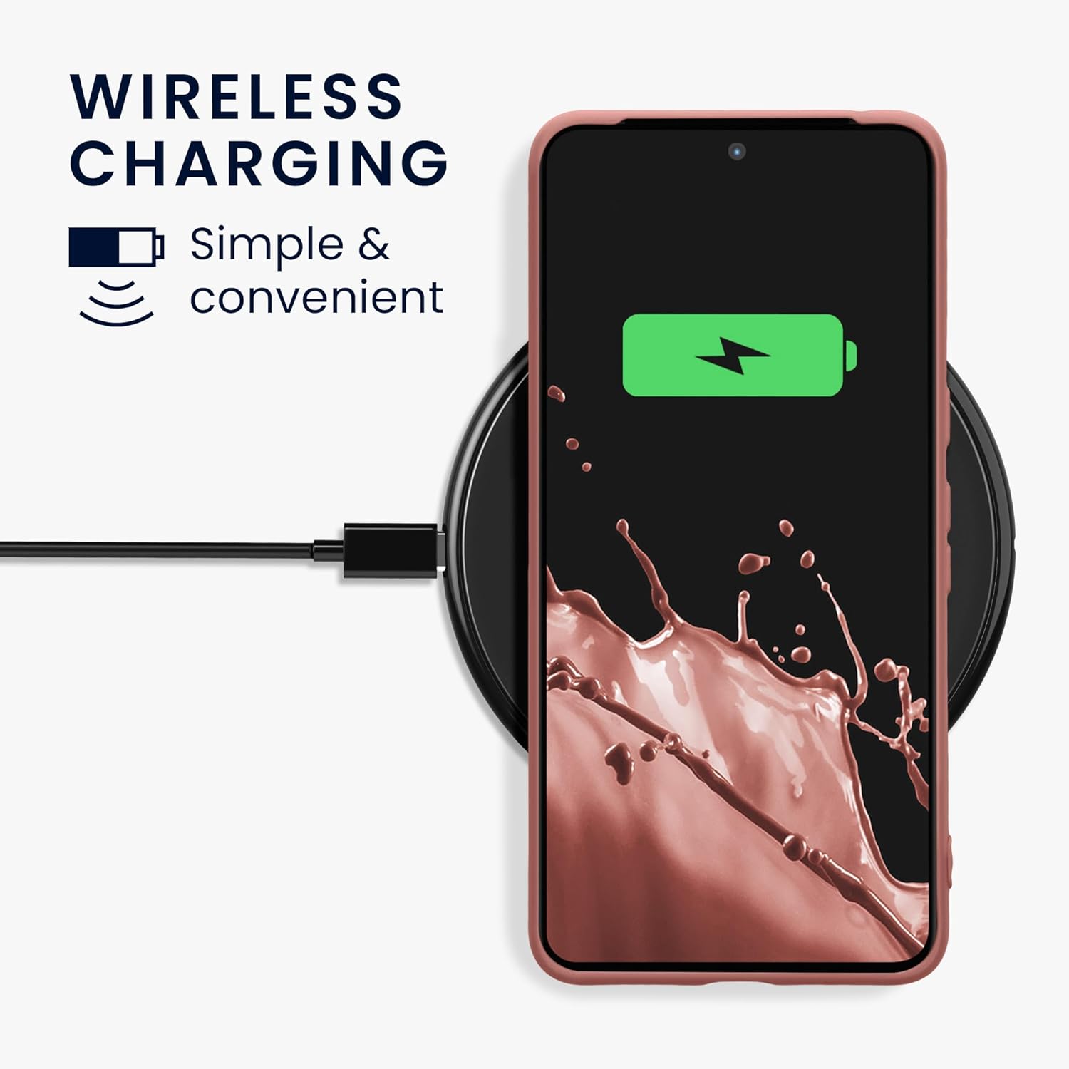 kwmobile Funda compatible con Google Pixel 8 Pro – Funda protectora delgada de TPU con acabado mate suave – Rosa de invierno