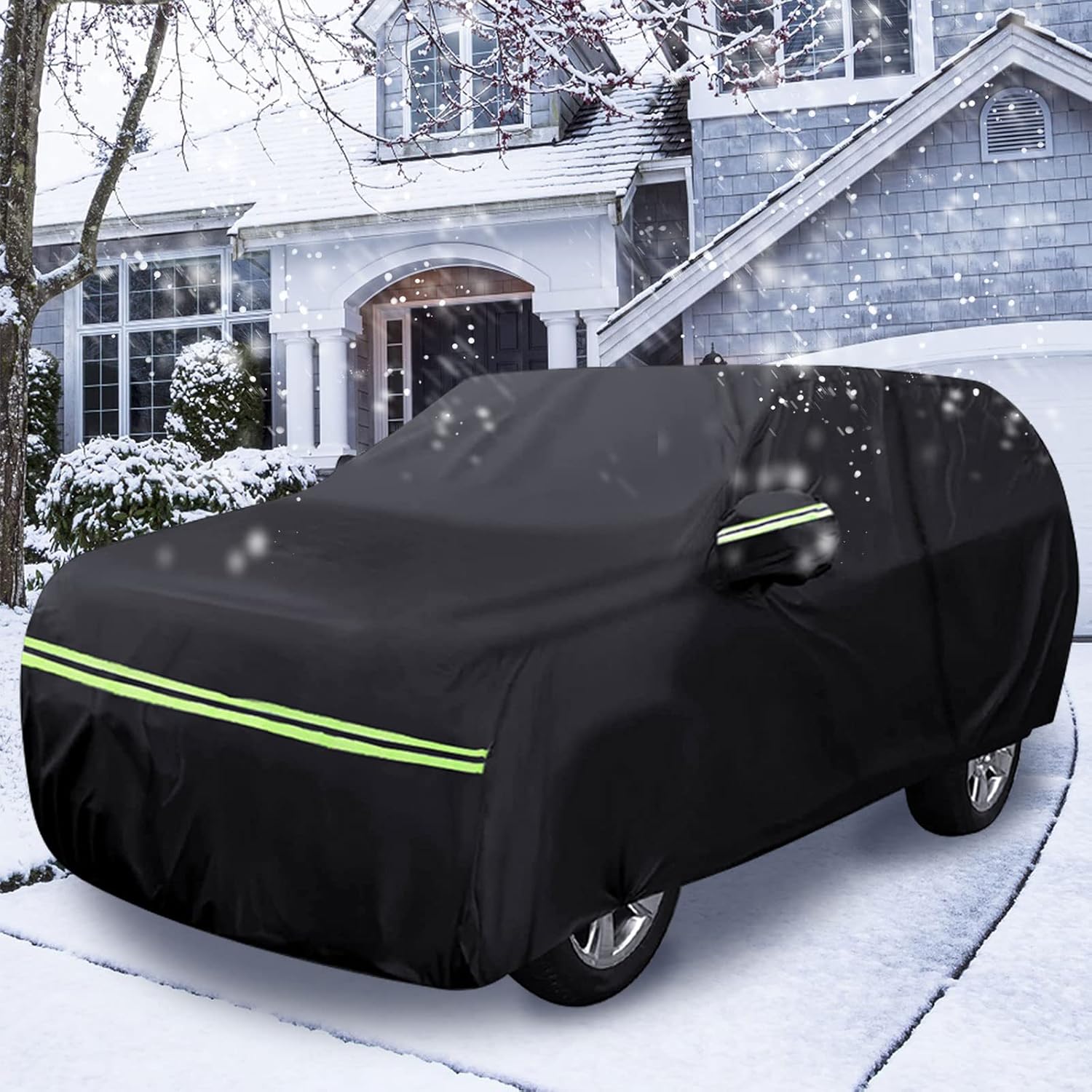 Fundas impermeables para automóvil de repuesto para Volvo S60 2010-2023, 6 capas para todo tipo de clima, ajuste personalizado, con puerta con