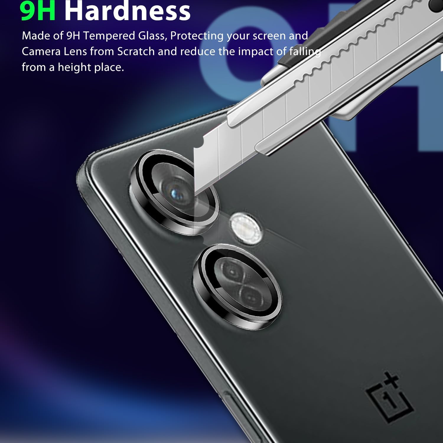 Paquete de 2 protectores de lente de cámara para OnePlus Nord N30 5G, resistentes a los arañazos, vidrio templado ultrafino, protector de pantalla